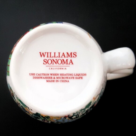 NEW RARE Williams Sonoma Set of 4 Twas the Night Before Christmas Mugs - Picture 7 of 7